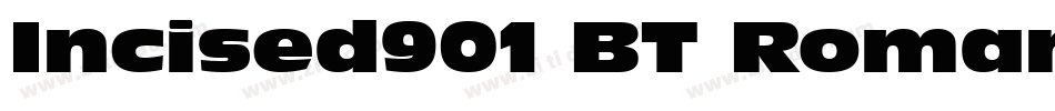 Incised901 BT Roman字体转换